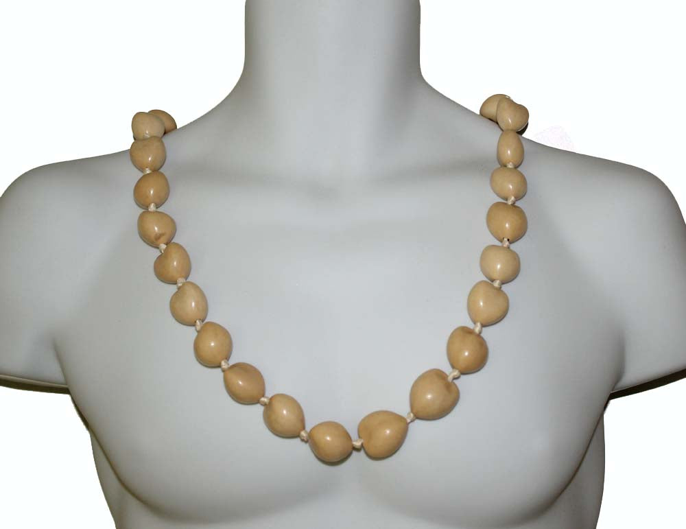 Kukui Nut Leis<br>#12 Yellow