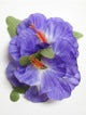 Double Hibiscus hair clip - #20 Purple