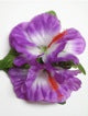 Double Hibiscus hair clip #24 Lavender