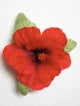 Single Hibiscus Hair Clip - #29 Red