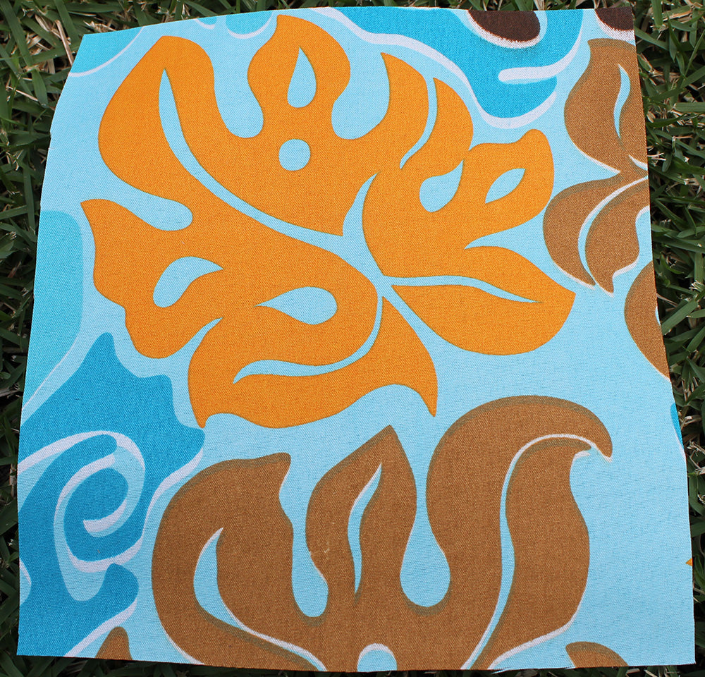 Vinyl Checkbook Covers<br>Blue /orange leaf