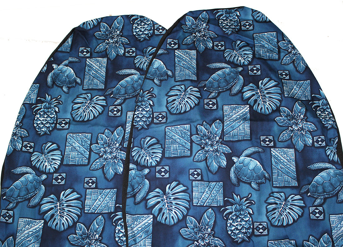 Hawaii Seat Cover, #107 Blue / blue turtle (Non-quilted)