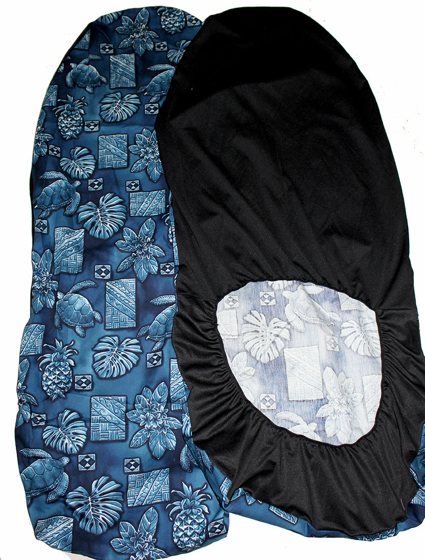 Hawaii Seat Cover, #107 Blue / blue turtle (Non-quilted)