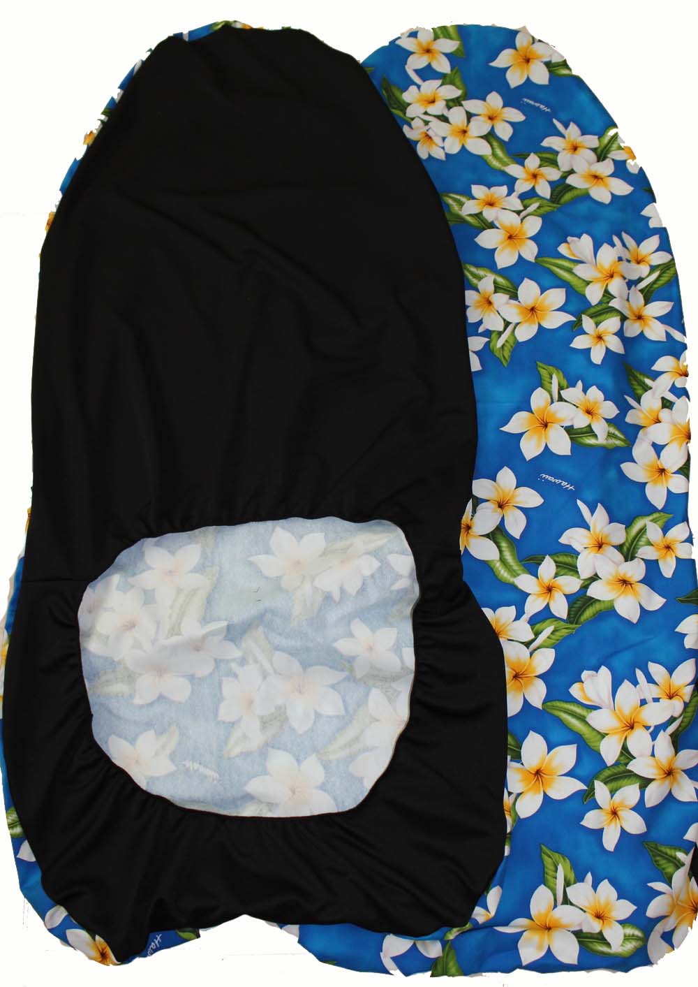 Hawaii Seat Cover<br> 105 Blue plumeria<br>(Non-quilted)