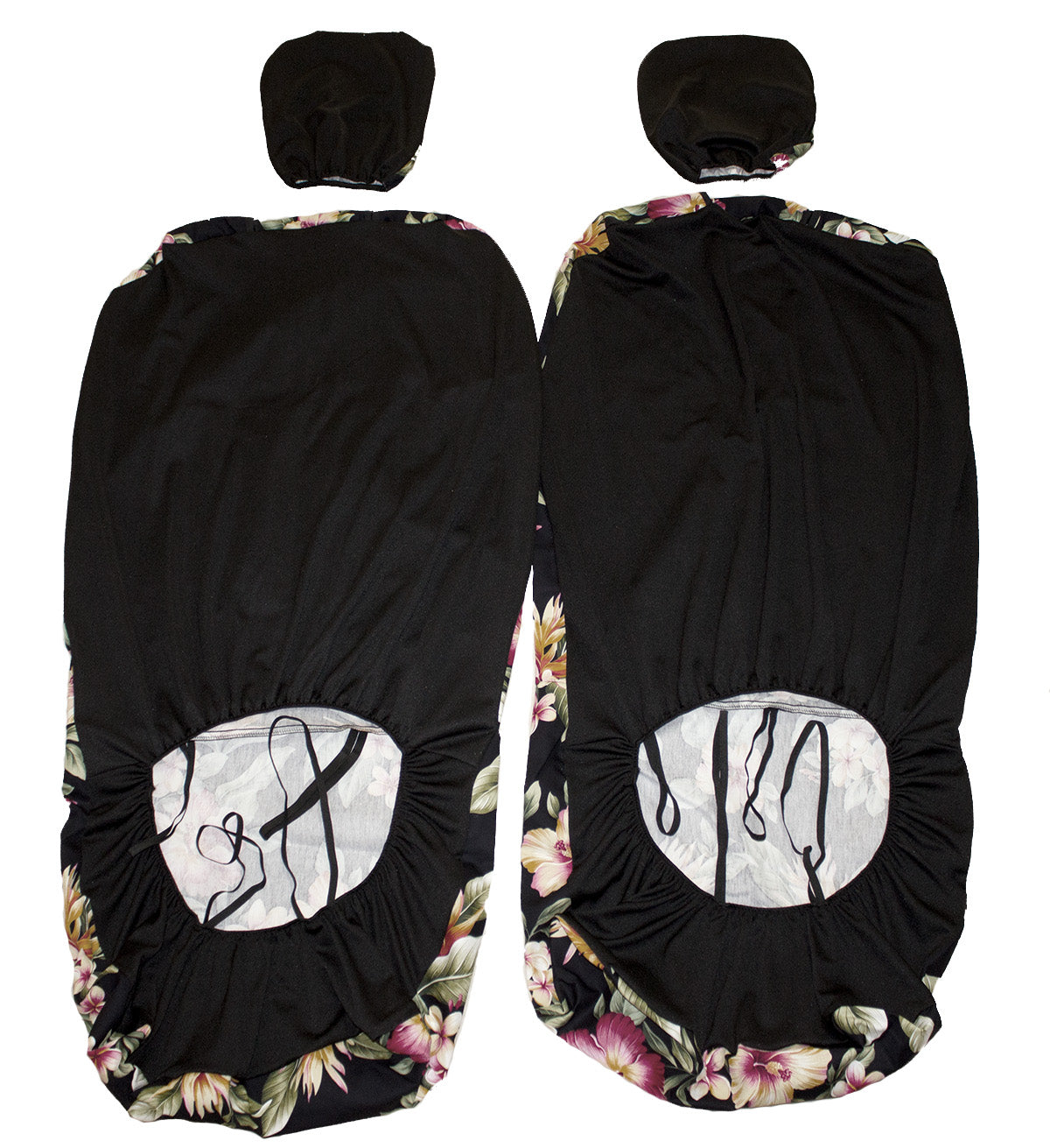 Hawaii Seat Cover<br>Separated Headrest, Colorful flower<br> (Non-quilted)