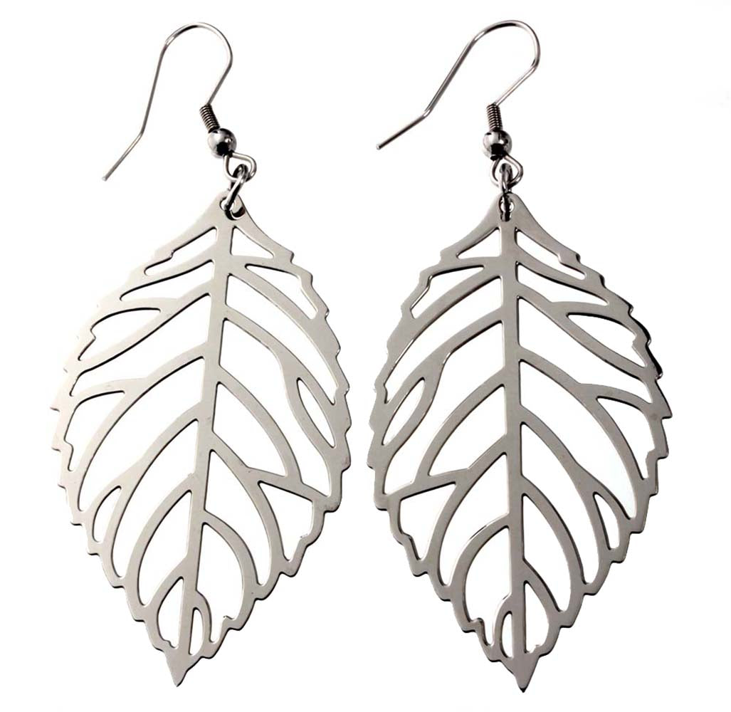 Large Leaf Earring